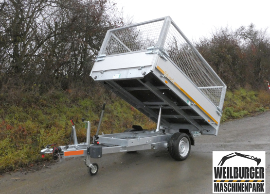 1,5 t Heckkipper Anhänger mieten - Eduard 2615